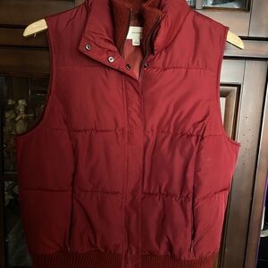 Merona Red Puffer Vest